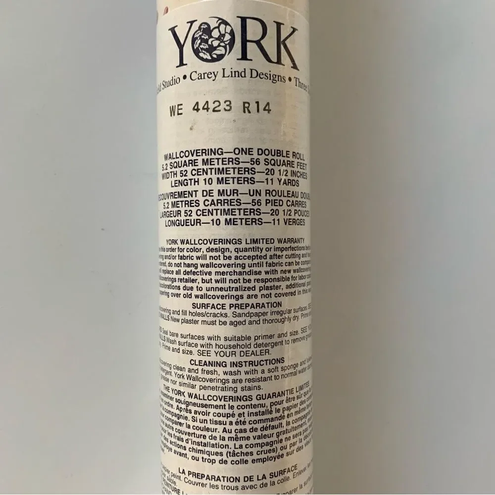York Vintage Floral Wallpaper